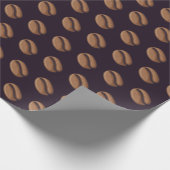 Koffiebonpictogram Cadeaupapier (Hoek)