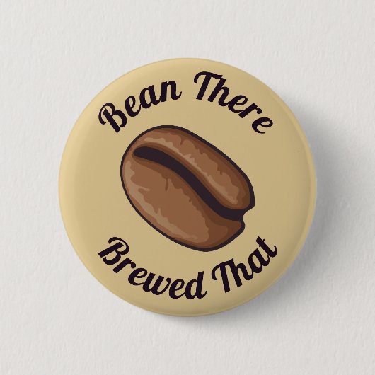 Koffiebonpictogram Ronde Button 5,7 Cm (Voorkant)