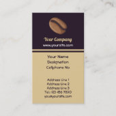 Koffiebonpictogram Visitekaartje (Voorkant)