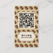 Koffiebonpictogram Visitekaartje (Achterkant)