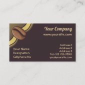 Koffiebonpictogram Visitekaartje (Voorkant)