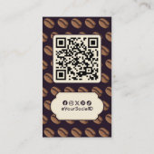 Koffiebonpictogram Visitekaartje (Achterkant)