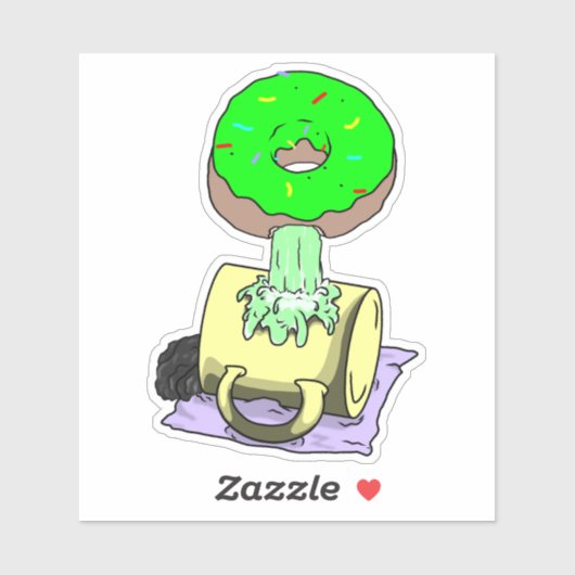 Koffiebont Sticker (Vel)