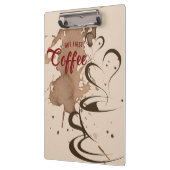 Koffieboom, eerste koffie klembord (Links)
