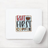 Koffieboom, eerste koffie muismat (Met muis)