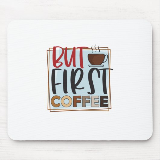 Koffieboom, eerste koffie muismat (Voorkant)