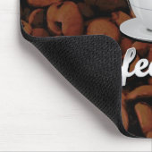 Koffieboom, White Cup/bruinbonen Muismat (Hoek)