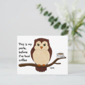 Koffieboomkorren - Briefkaart (Staand voorkant)