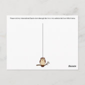 Koffieboomkorren - Briefkaart (Achterkant)