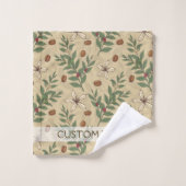 Koffieboompatroon Bad Handdoek (Wasdoekje)