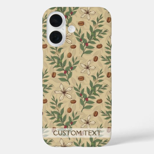Koffieboompatroon Case-Mate iPhone Case (Achterkant)