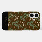 Koffieboompatroon Case-Mate iPhone Case (Achterkant (horizontaal))