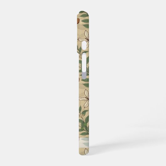 Koffieboompatroon iPhone 16 Hoesje (Linkerkant)