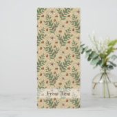 Koffieboompatroon Kaart (Staand voorkant)