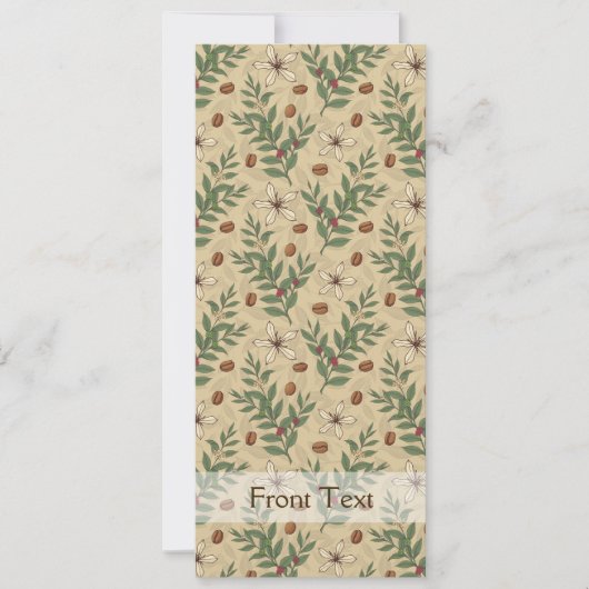 Koffieboompatroon Kaart (Voorkant)