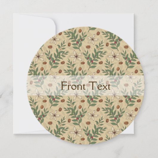 Koffieboompatroon Kaart (Voorkant)