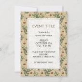 Koffieboompatroon Kaart (Achterkant)