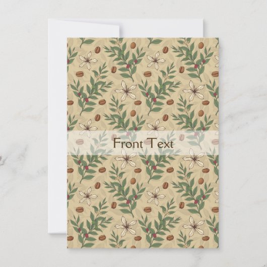 Koffieboompatroon Kaart (Voorkant)