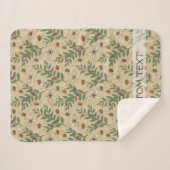 Koffieboompatroon Sherpa Deken (Voorkant (horizontaal))