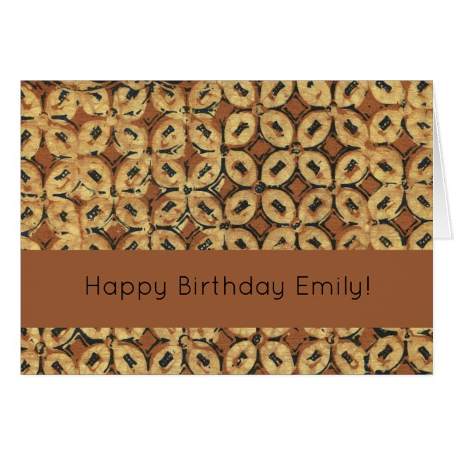 Koffieboon aardachtig boho rustiek (Voorkant Horizontaal)