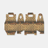 Koffieboon aardachtig boho rustiek bedankdoosjes (Uitgevouwen)