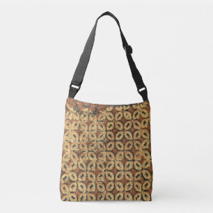 Koffieboon aardachtig boho rustiek crossbody tas