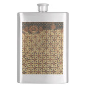 Koffieboon aardachtig boho rustiek flacon (Voorkant)