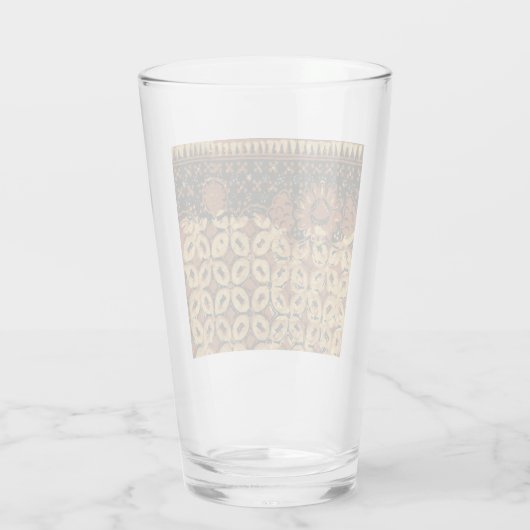 Koffieboon aardachtig boho rustiek glas (Achterkant)