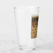 Koffieboon aardachtig boho rustiek glas (Rechts)