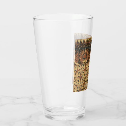 Koffieboon aardachtig boho rustiek glas (Rechts)