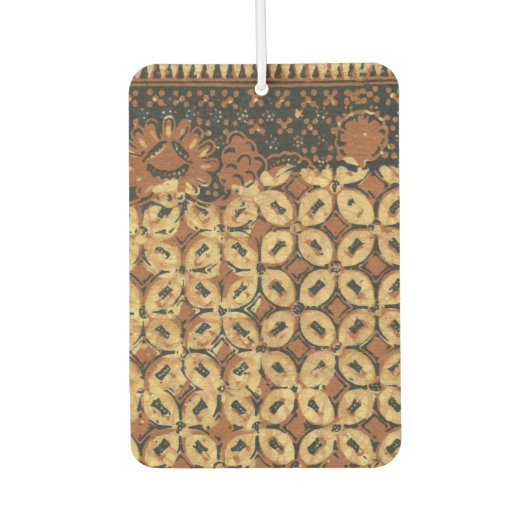 Koffieboon aardachtig boho rustiek luchtverfrisser (Voorkant)