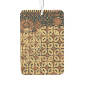 Koffieboon aardachtig boho rustiek luchtverfrisser (Achterkant)