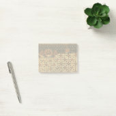 Koffieboon aardachtig boho rustiek post-it® notes (Kantoor)