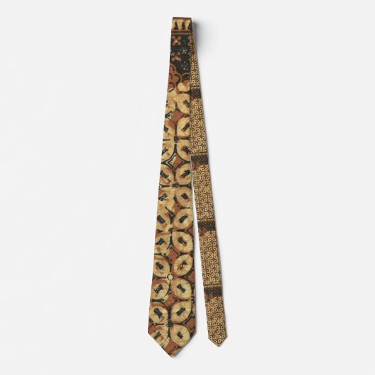 Koffieboon aardachtig boho rustiek stropdas (Voorkant)