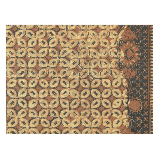 Koffieboon aardachtig boho rustiek tafelkleed (Voorkant (Horizontaal))