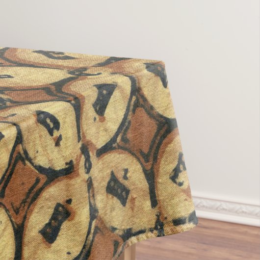 Koffieboon aardachtig boho rustiek tafelkleed (Voorbeeld)