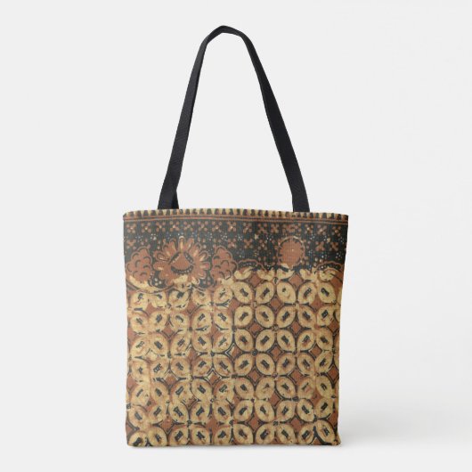 Koffieboon aardachtig boho rustiek tote bag (Achterkant)