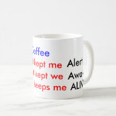 koffieboon, Alert Awake Alive Koffiemok (Voorkant rechts)