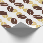Koffieboon Charm Wrapping Paper voor Gifts Cadeaupapier (Hoek)