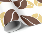 Koffieboon Charm Wrapping Paper voor Gifts Cadeaupapier (Rol Hoek)