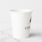 Koffieboon  drank papieren bekers (Rechts)