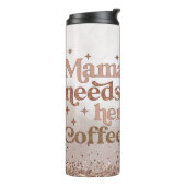 Koffieboon Gnome Thermische Tumbler Thermosbeker (Gedraaid links)