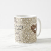 Koffieboon Hart Koffiemok | Rustbruin (Voorkant rechts)