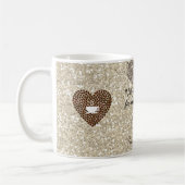 Koffieboon Hart Koffiemok | Rustbruin (Links)
