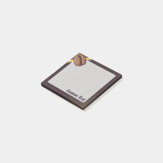Koffieboon Icoon Post-it® Notes (Schuin)