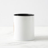 koffieboon minimalistisch mok (Midden)