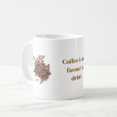 Koffieboon mok (Voorkant links)