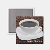 Koffieboon Mok magneet (Voorkant / Achterkant)
