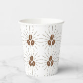 Koffieboon Party Cups Papieren Bekers (Links)