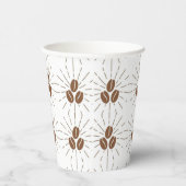 Koffieboon Party Cups Papieren Bekers (Rechts)